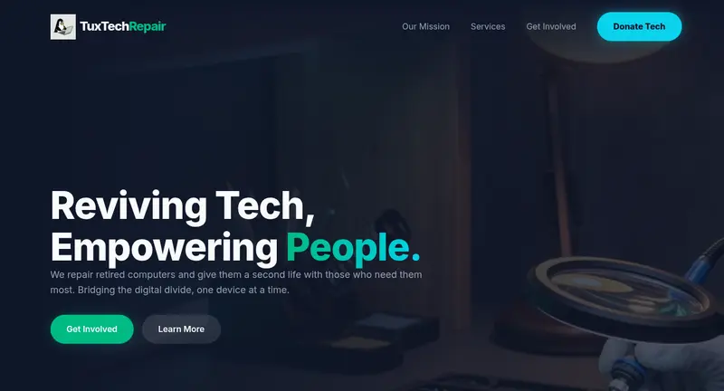 TuxTechRepair.org - Computer and electronics refurbishment non-profit